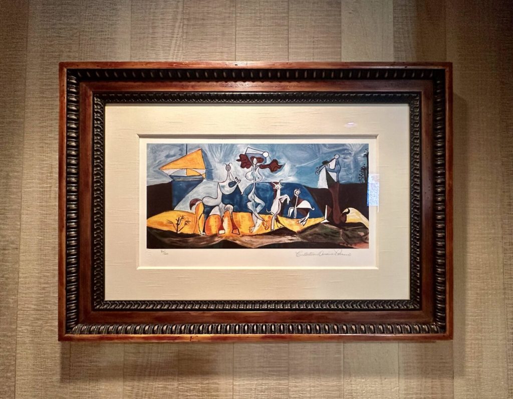 Framed print of Pablo Picasso’s Joy of Living.